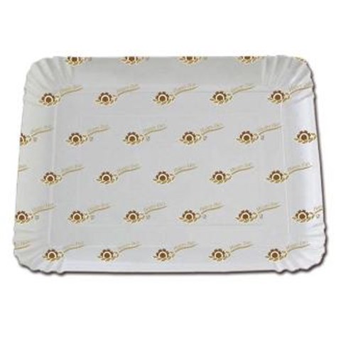 DELPIN VASSOI RETTANGOLARI BIANCO PERLATO n°2 Cm.12x18 Kg.5 DELPIN - 50367 - F001292